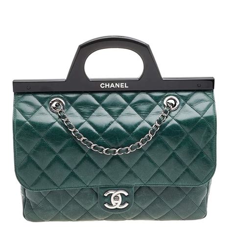 chanel green crinkled quilted bag|chanel bag new original.